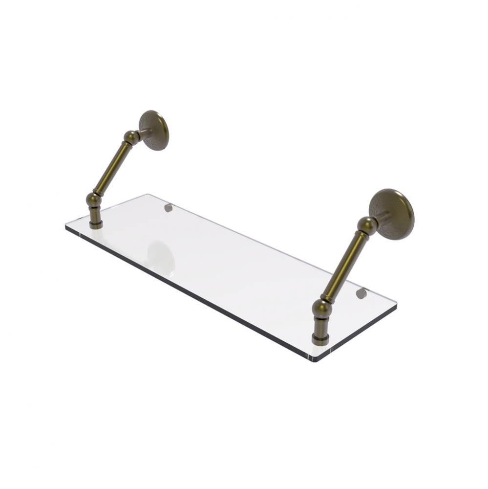 Prestige Monte Carlo Collection 24 Inch Floating Glass Shelf