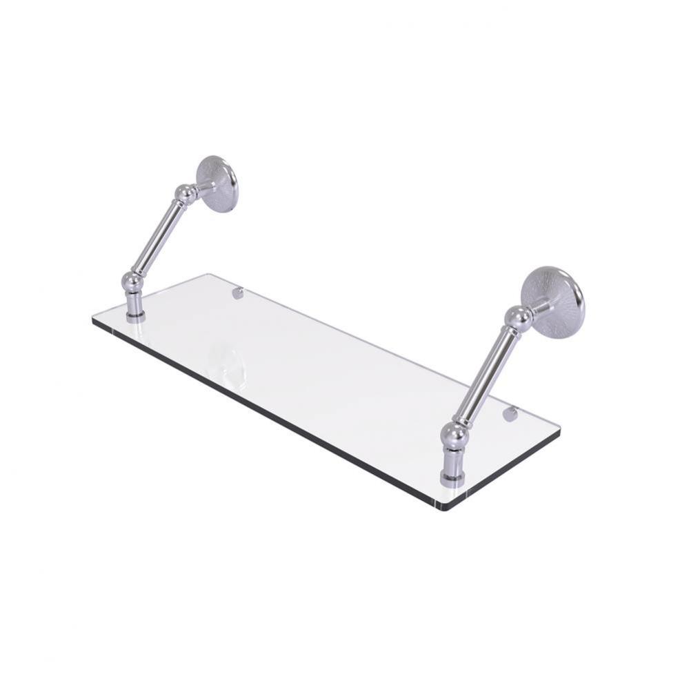 Prestige Monte Carlo Collection 24 Inch Floating Glass Shelf
