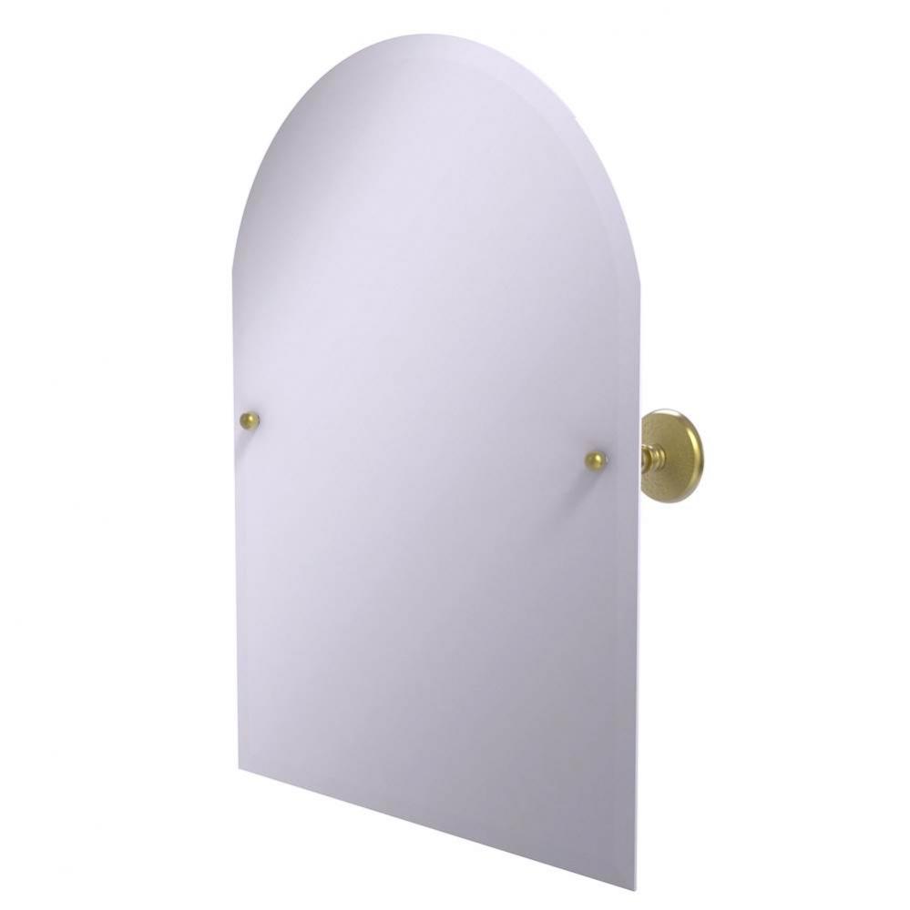 Frameless Arched Top Tilt Mirror with Beveled Edge