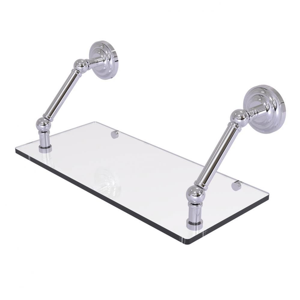 Prestige Que New Collection 18 Inch Floating Glass Shelf