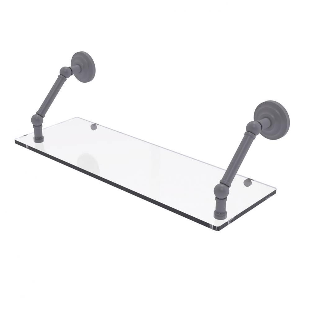 Prestige Que New Collection 24 Inch Floating Glass Shelf