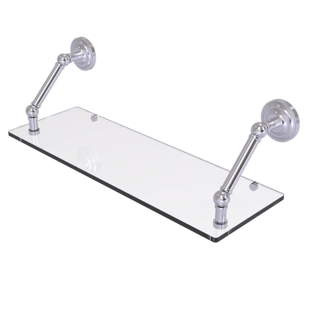 Prestige Que New Collection 24 Inch Floating Glass Shelf