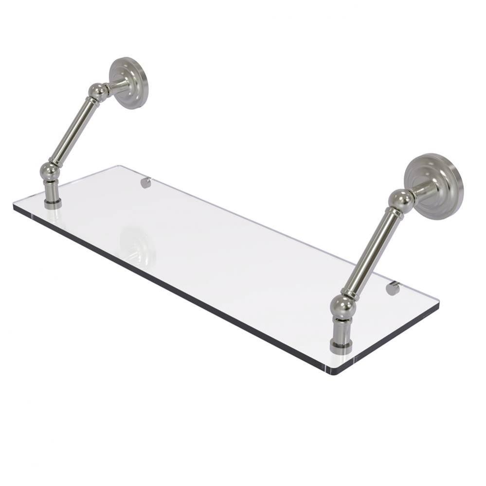 Prestige Que New Collection 24 Inch Floating Glass Shelf
