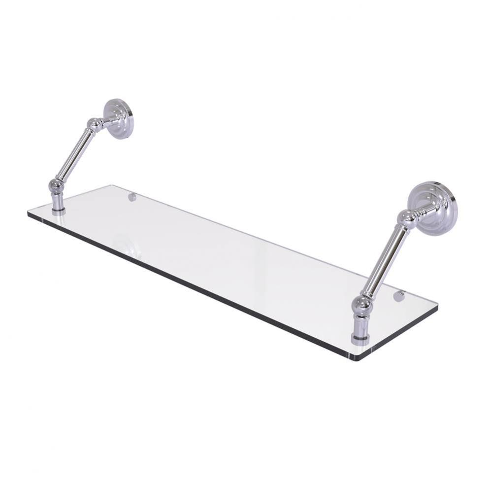 Prestige Que New Collection 30 Inch Floating Glass Shelf