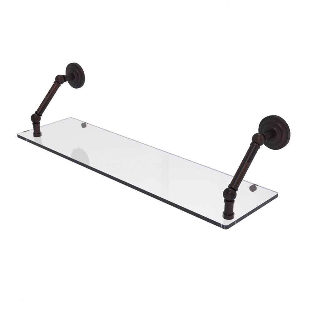 Prestige Que New Collection 30 Inch Floating Glass Shelf