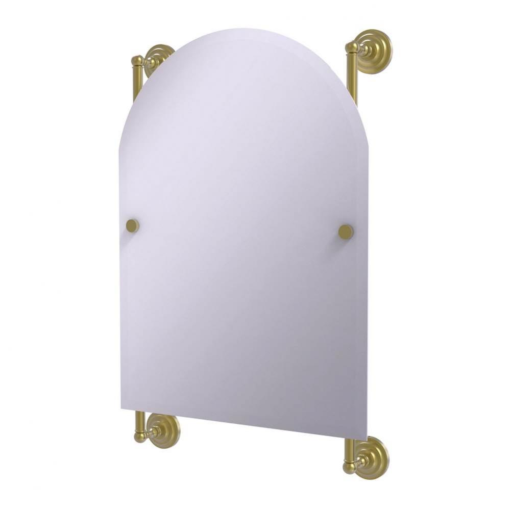 Prestige Que New Collection Arched Top Frameless Rail Mounted Mirror
