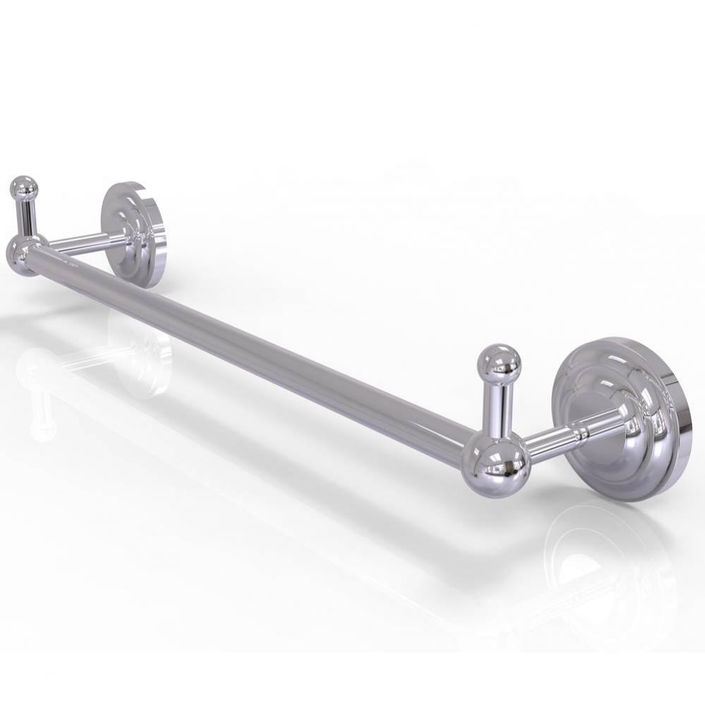 Prestige Que New Collection 18 Inch Towel Bar with Integrated Hooks