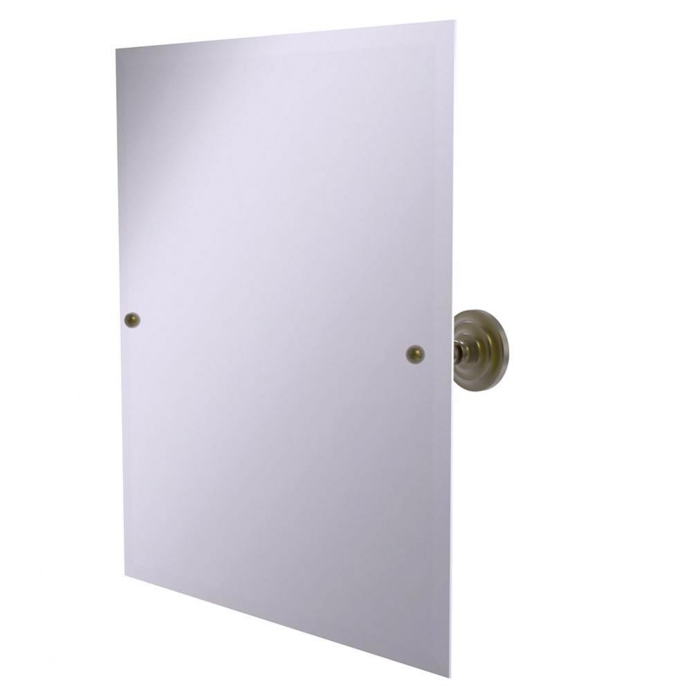 Frameless Rectangular Tilt Mirror with Beveled Edge