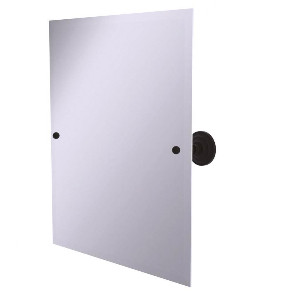 Frameless Rectangular Tilt Mirror with Beveled Edge