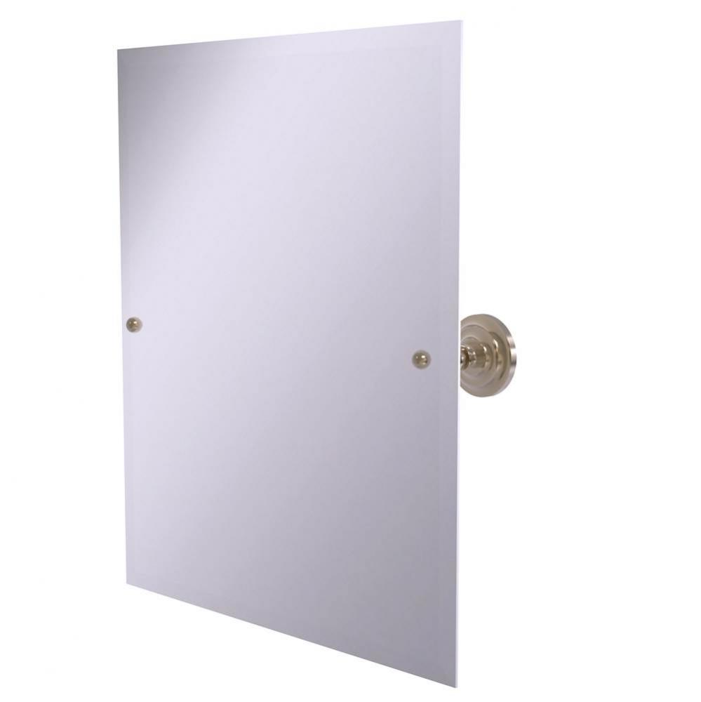 Frameless Rectangular Tilt Mirror with Beveled Edge