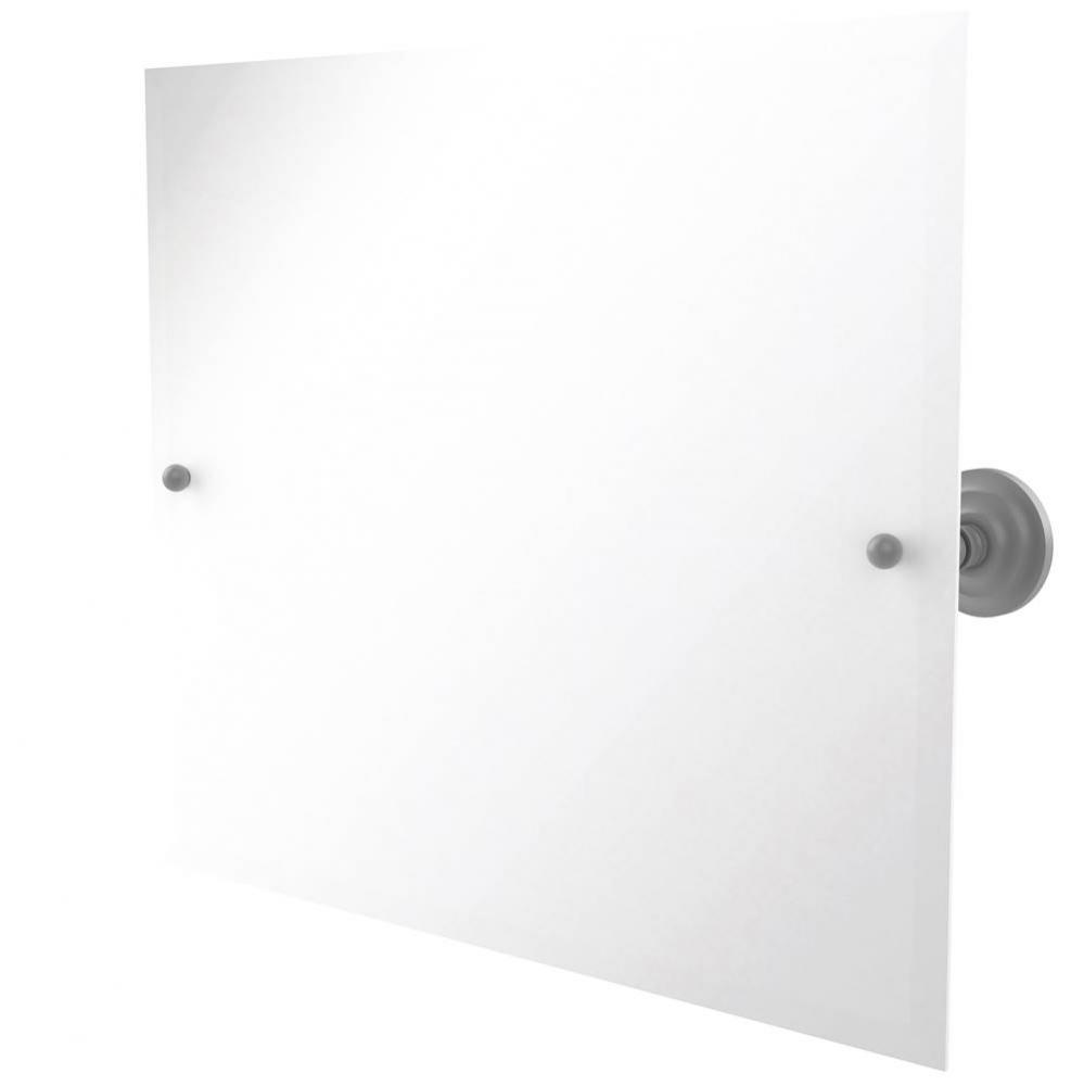 Prestige Que New Frameless Landscape Rectangular Tilt Mirror with Beveled Edge