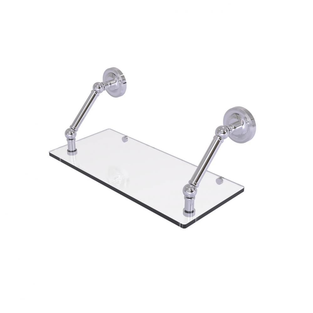 Prestige Regal Collection 18 Inch Floating Glass Shelf