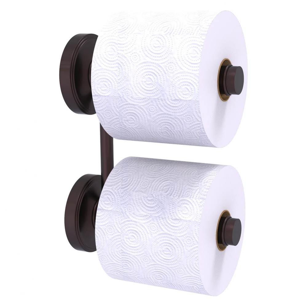 Prestige Regal Collection 2 Roll Reserve Roll Toilet Paper Holder - Antique Bronze