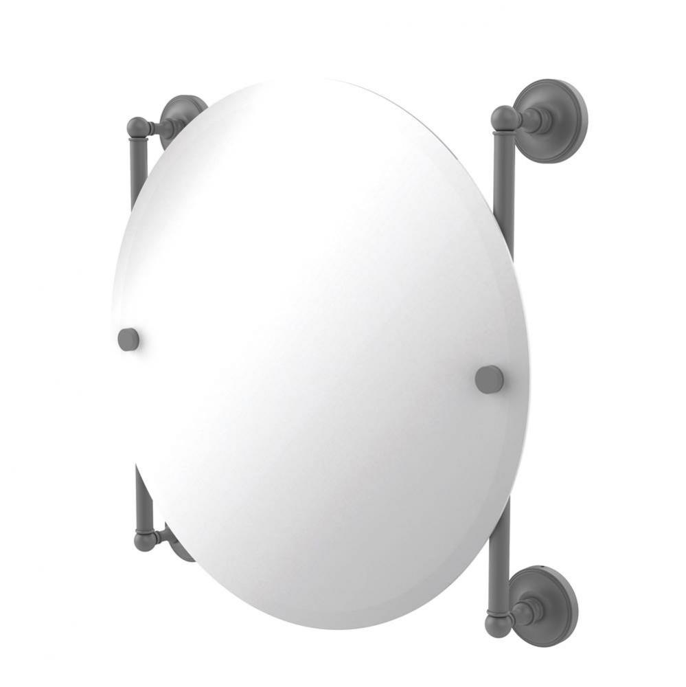 Prestige Regal Collection Round Frameless Rail Mounted Mirror