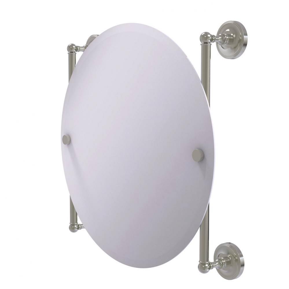 Prestige Regal Collection Round Frameless Rail Mounted Mirror