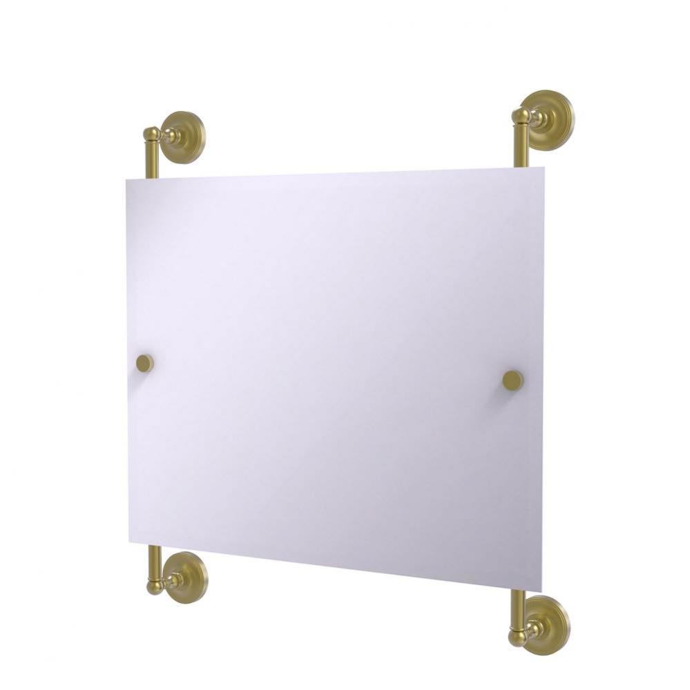 Prestige Regal Landscape Rectangular Frameless Rail Mounted Mirror