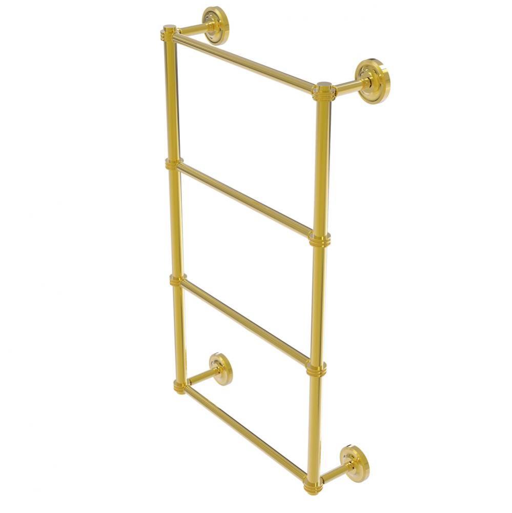 Prestige Regal Collection 4 Tier 30 Inch Ladder Towel Bar with Dotted Detail