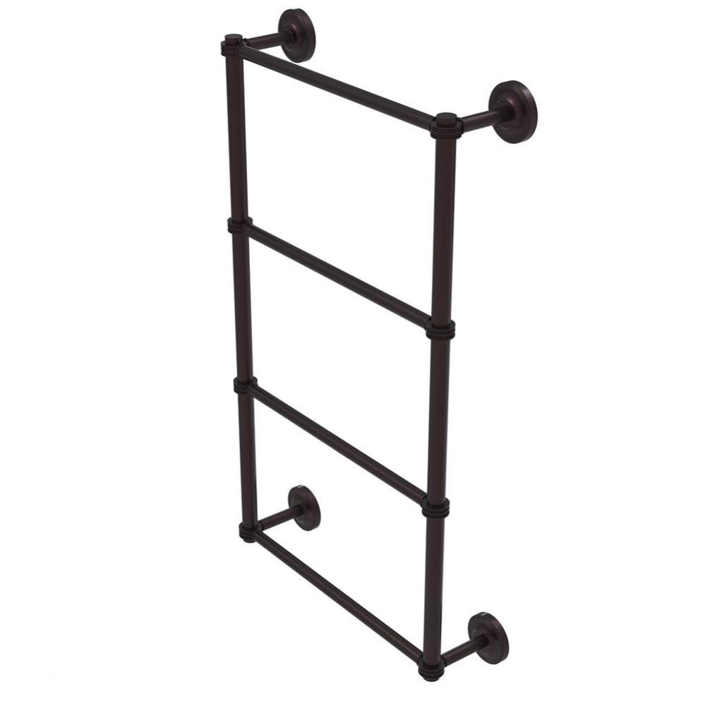 Prestige Regal Collection 4 Tier 36 Inch Ladder Towel Bar with Dotted Detail