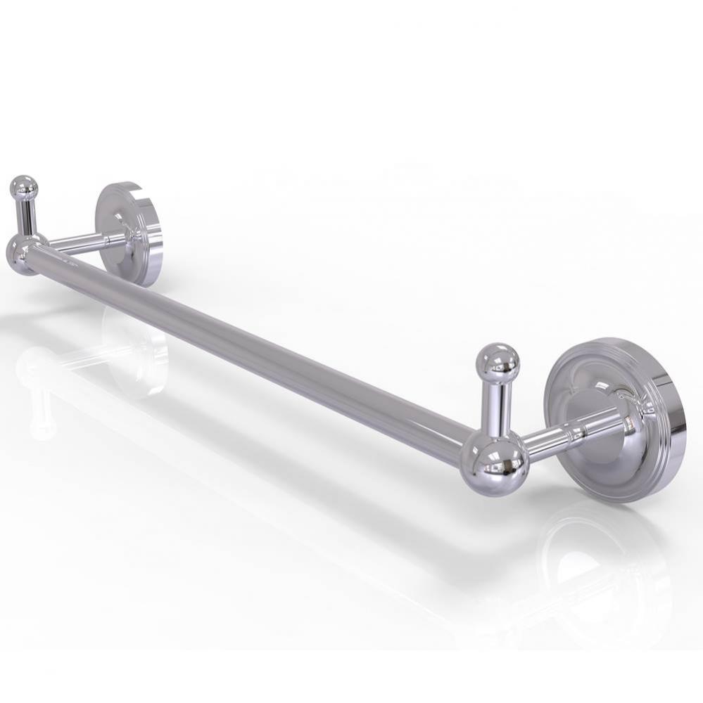 Prestige Regal Collection 24 Inch Towel Bar with Integrated Hooks