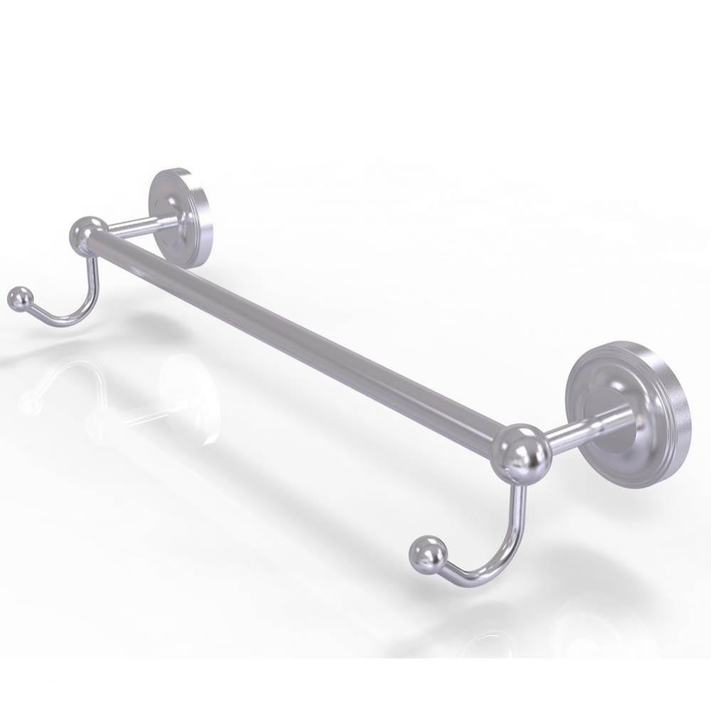 Prestige Regal Collection 30 Inch Towel Bar with Integrated Hooks