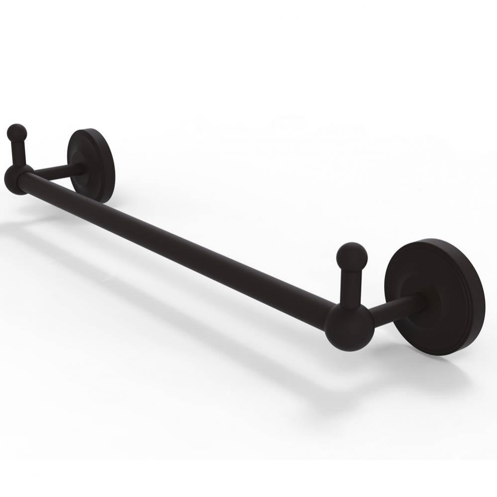 Prestige Regal Collection 36 Inch Towel Bar with Integrated Hooks