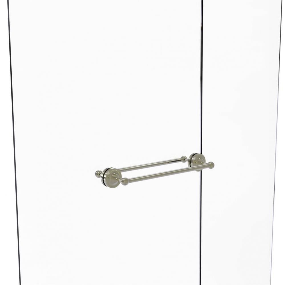 Prestige Regal Collection 18 Inch Back to Back Shower Door Towel Bar