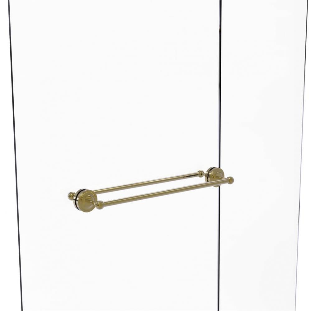 Prestige Regal Collection 24 Inch Back to Back Shower Door Towel Bar