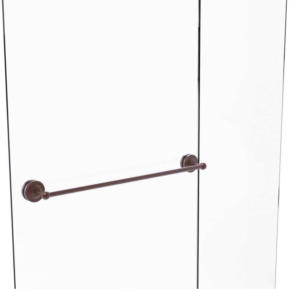 Prestige Regal Collection 30 Inch Shower Door Towel Bar