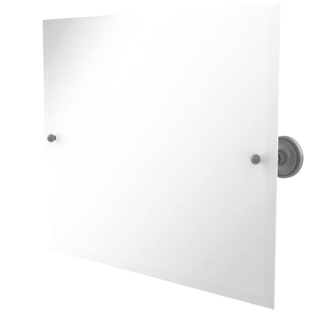 Frameless Landscape Rectangular Tilt Mirror with Beveled Edge