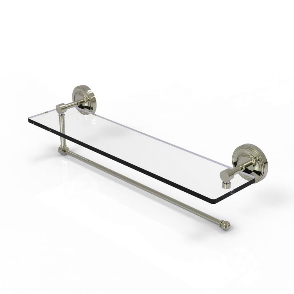 Prestige Regal Collection Paper Towel Holder with 22 Inch Glass Shelf