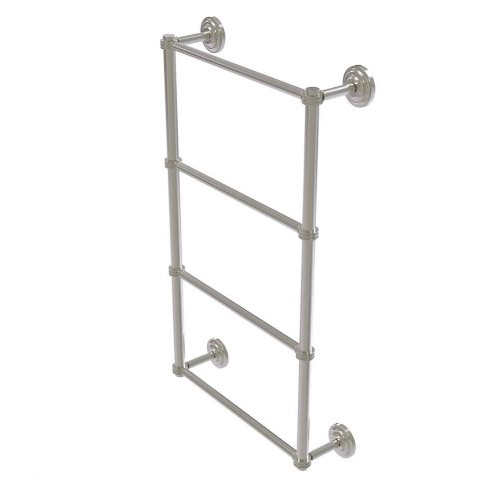Que New Collection 4 Tier 30 Inch Ladder Towel Bar with Dotted Detail