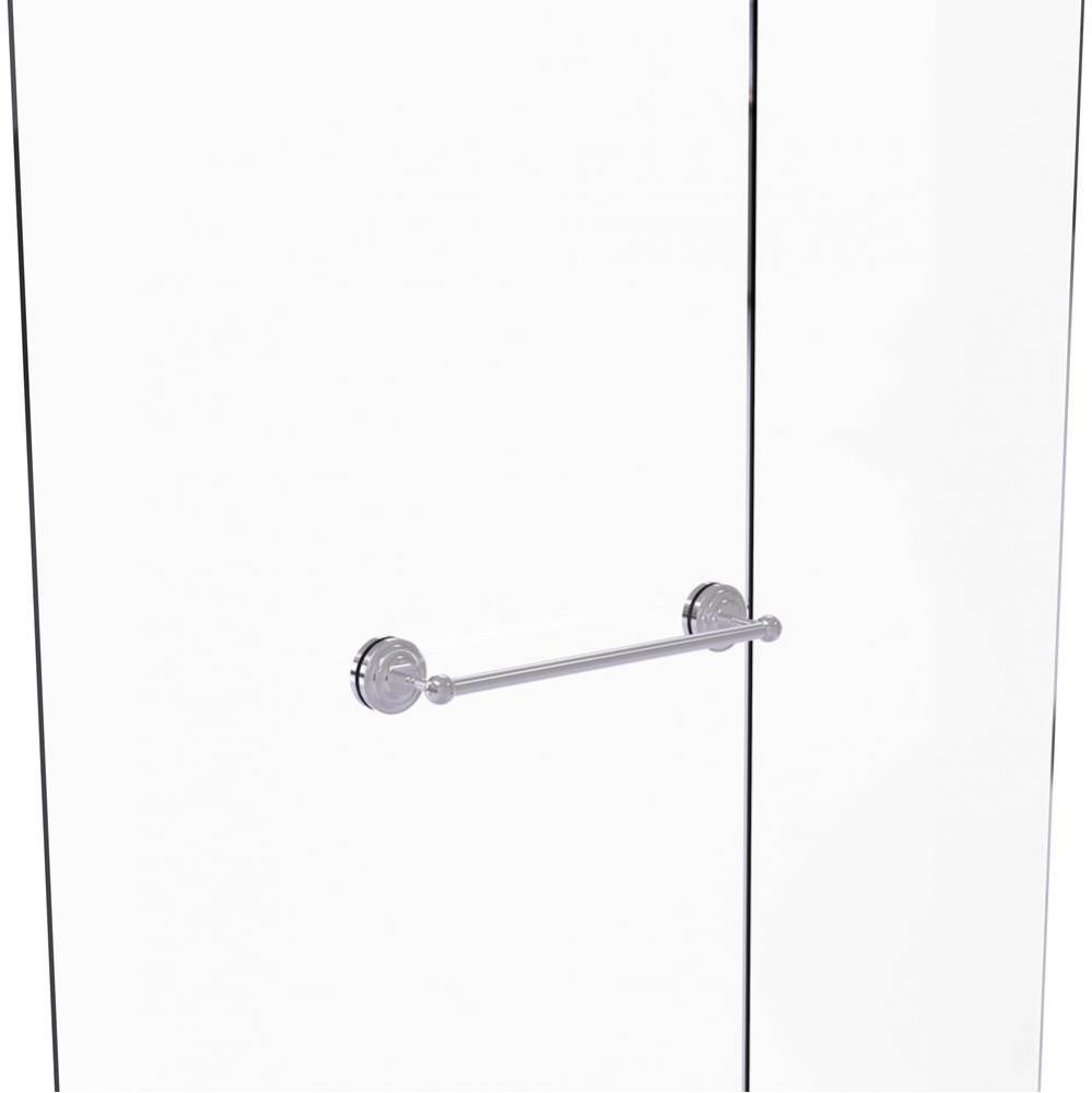 Que New Collection 18 Inch Shower Door Towel Bar