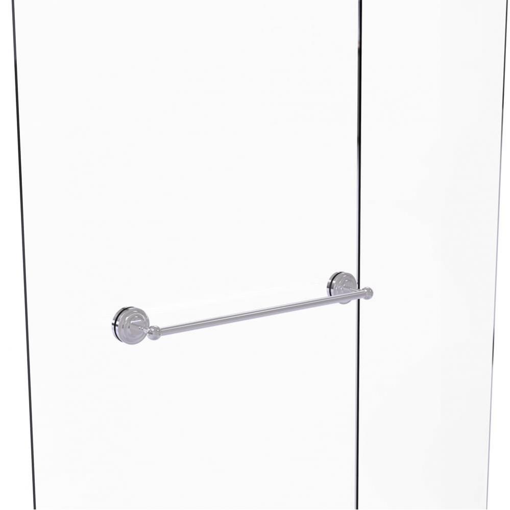 Que New Collection 24 Inch Shower Door Towel Bar