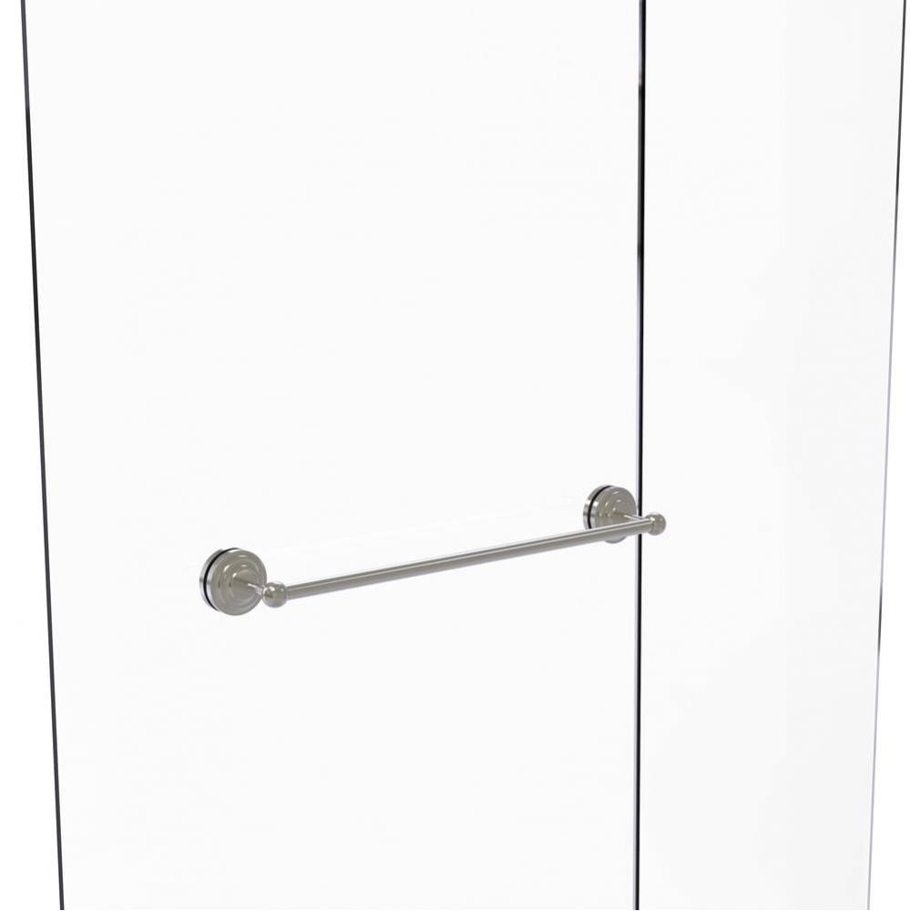 Que New Collection 24 Inch Shower Door Towel Bar
