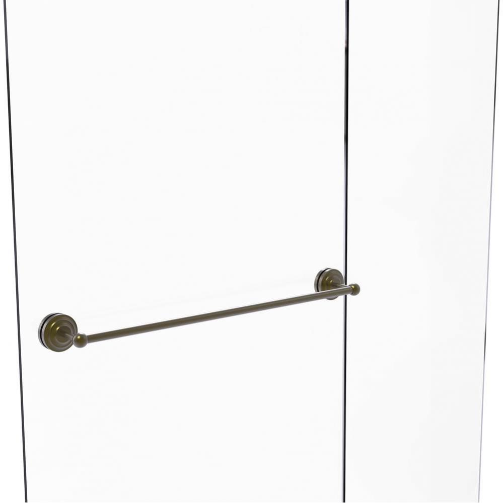 Que New Collection 30 Inch Shower Door Towel Bar