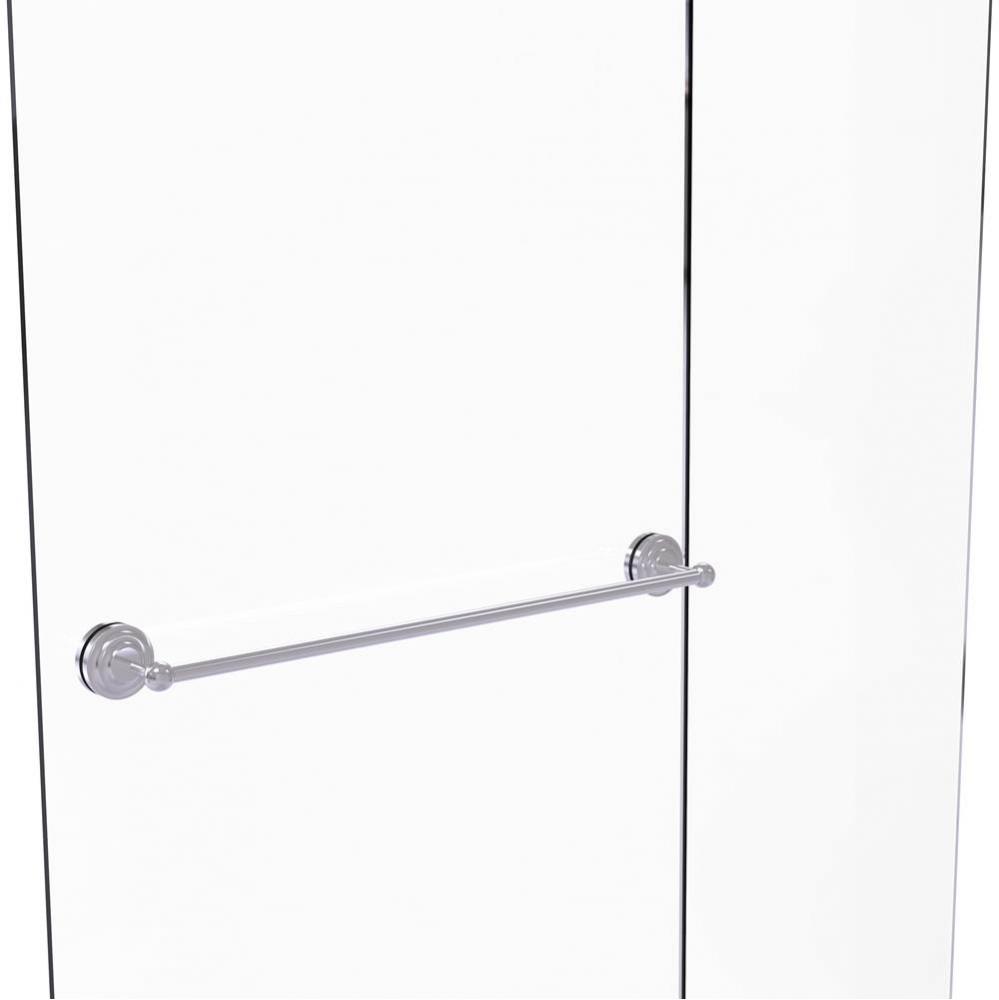Que New Collection 30 Inch Shower Door Towel Bar