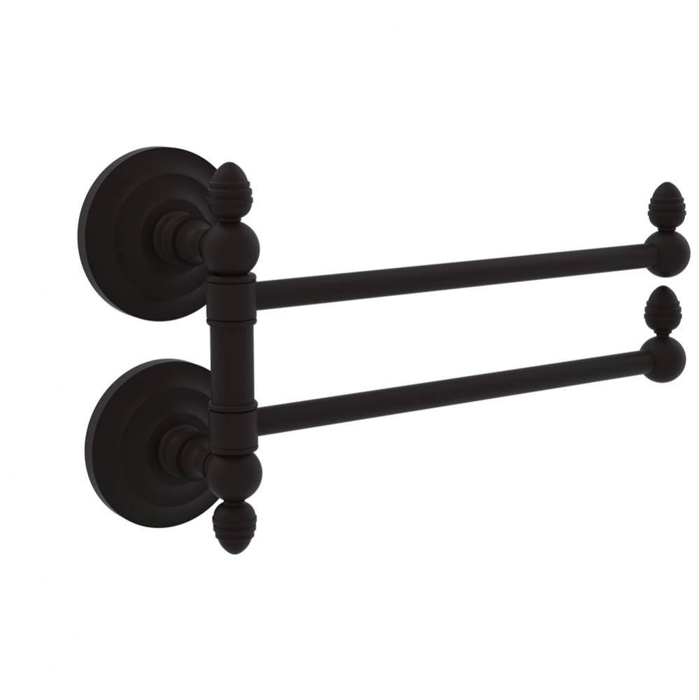 Que New Collection 2 Swing Arm Towel Rail