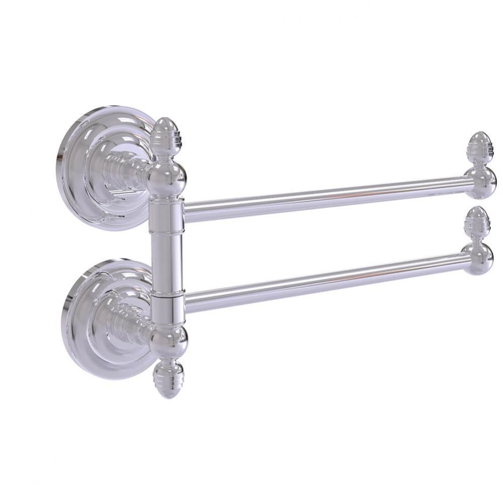Que New Collection 2 Swing Arm Towel Rail