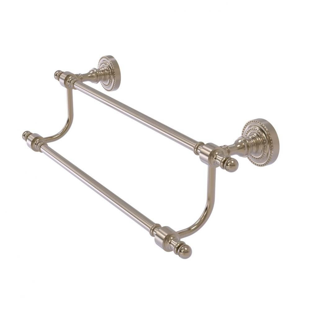 Retro Dot Collection 30 Inch Double Towel Bar