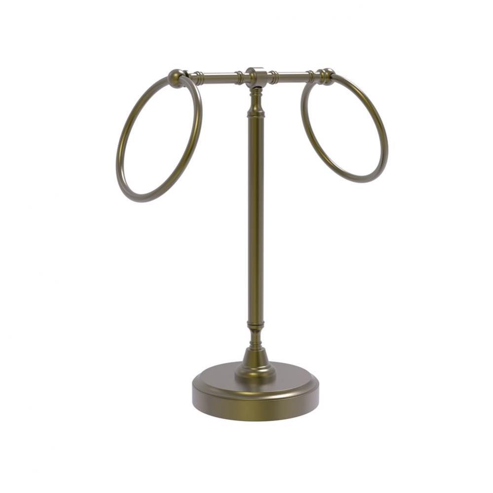 Vanity Top 2 Towel Ring Guest Towel Holder