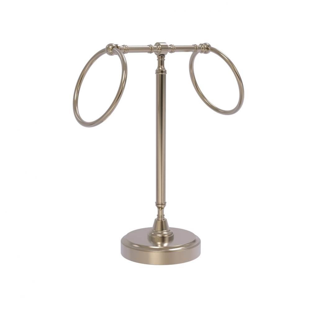 Vanity Top 2 Towel Ring Guest Towel Holder