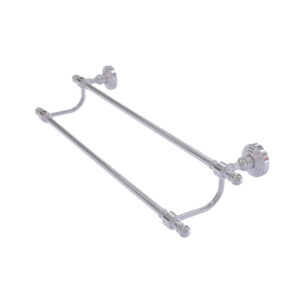 Retro Wave Collection 18 Inch Double Towel Bar