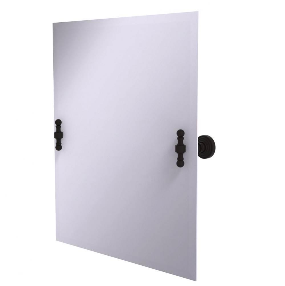 Frameless Rectangular Tilt Mirror with Beveled Edge