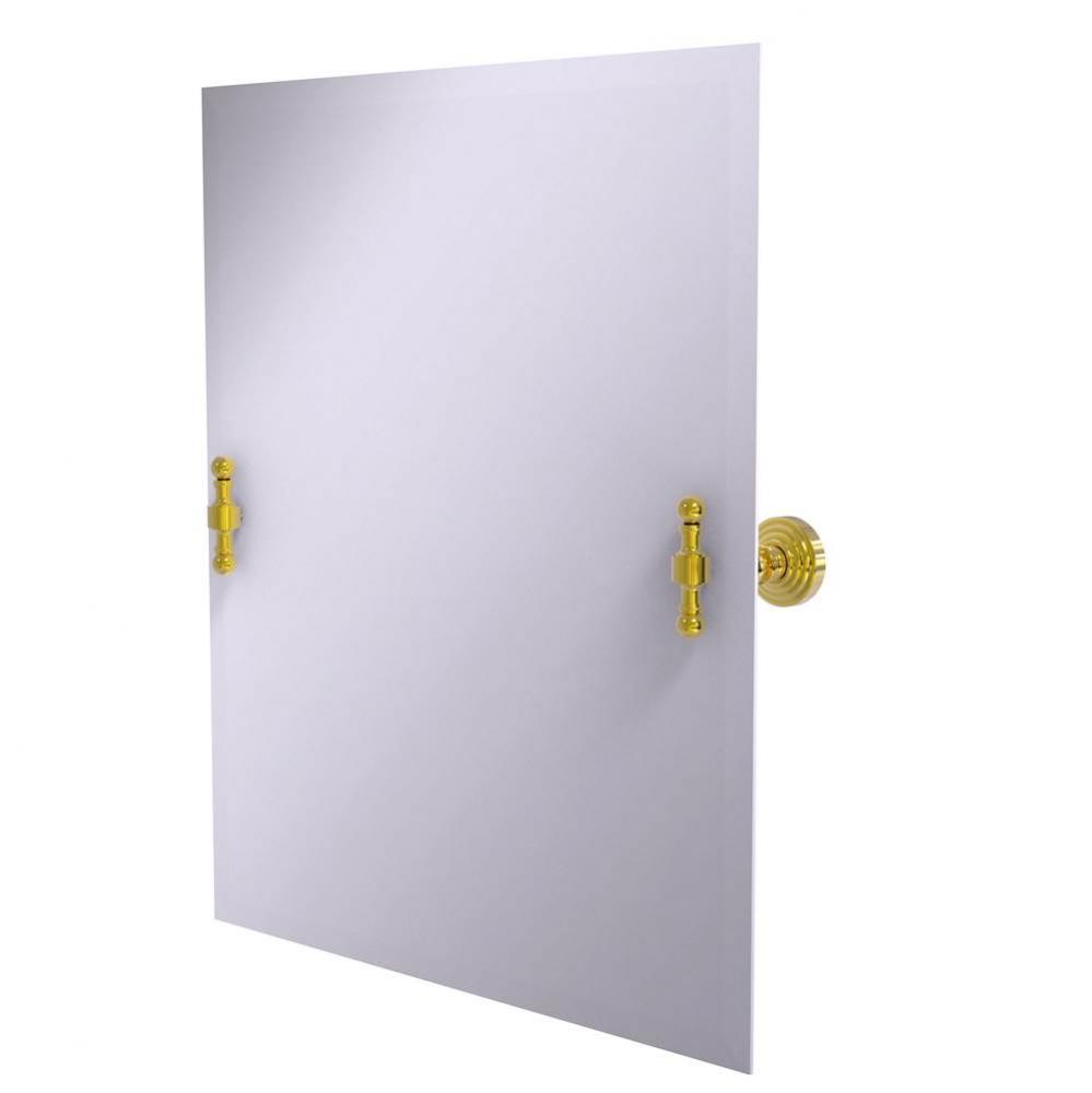 Frameless Rectangular Tilt Mirror with Beveled Edge