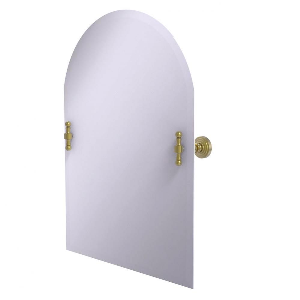 Frameless Arched Top Tilt Mirror with Beveled Edge