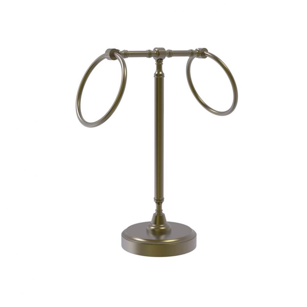 Vanity Top 2 Towel Ring Guest Towel Holder