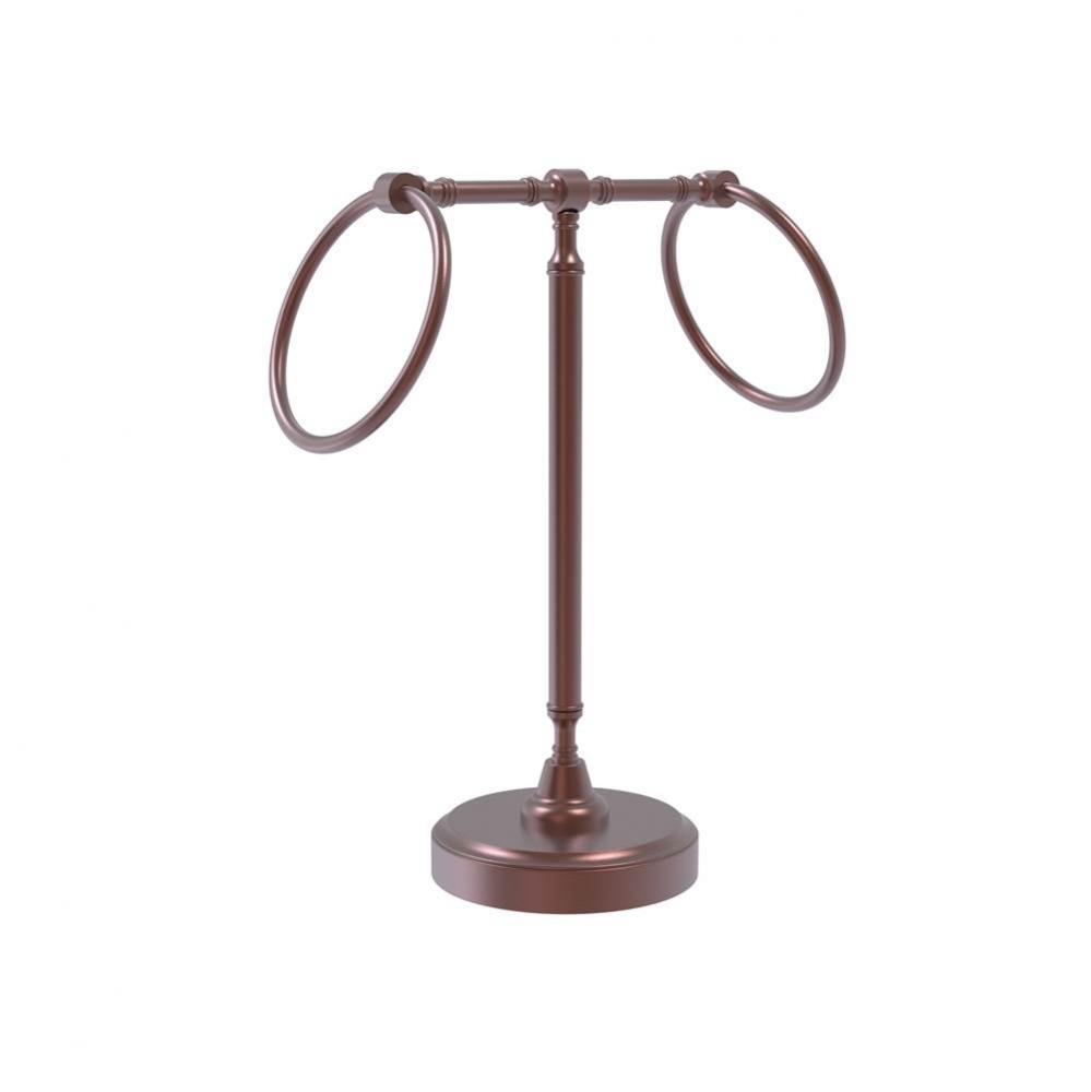 Vanity Top 2 Towel Ring Guest Towel Holder