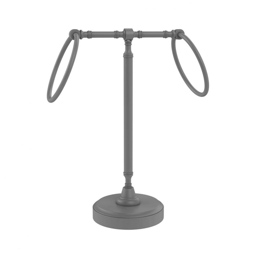 Vanity Top 2 Towel Ring Guest Towel Holder
