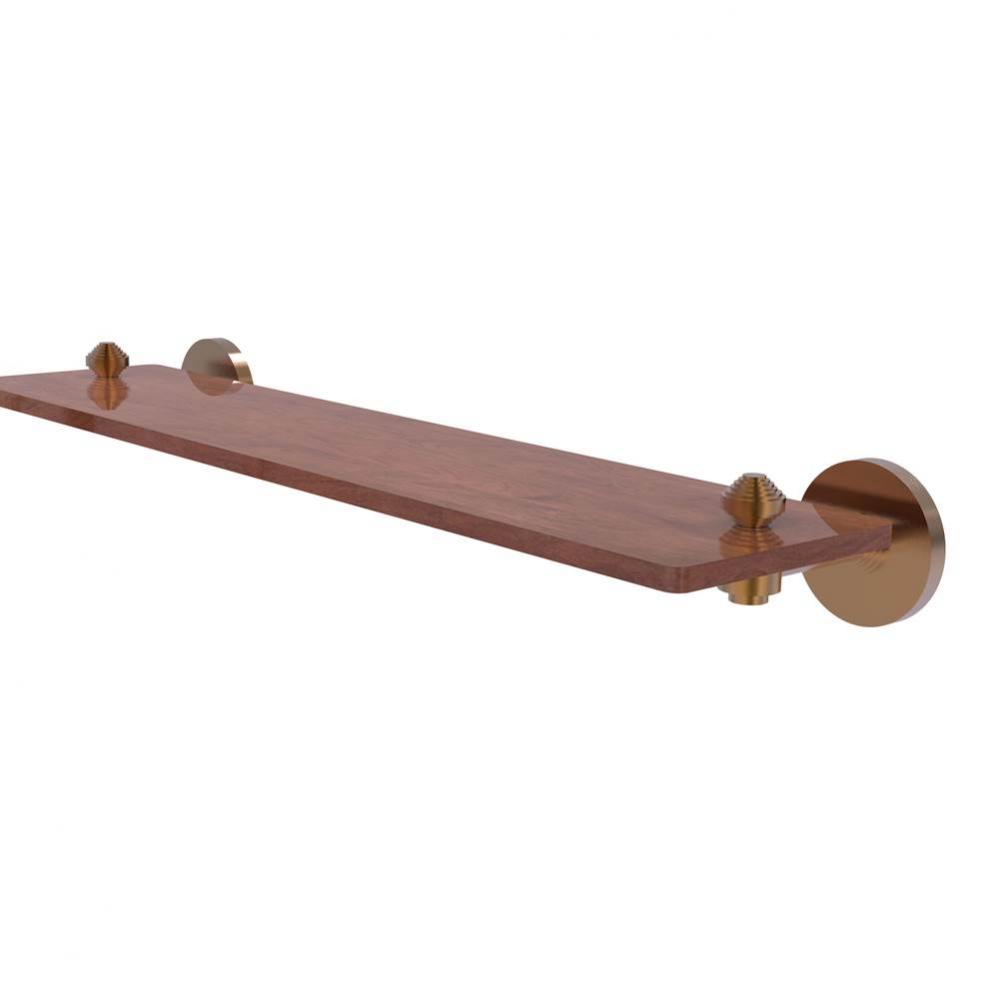 South Beach Collection 22 Inch Solid IPE Ironwood Shelf