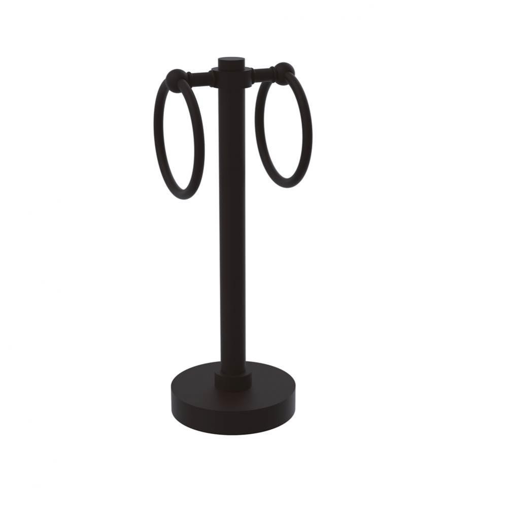 Southbeach Collection Vanity Top 2 Towel Ring Guest Towel Holder